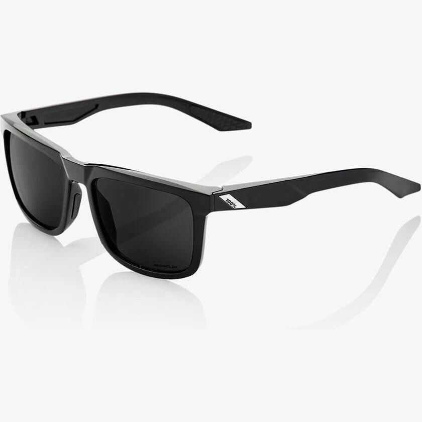 100% Blake Polished Black Frame with Grey Peakpolar Lens