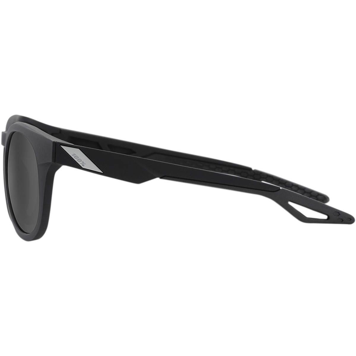 100% Campo Sunglasses Matte Black Frame with Smoke Lens