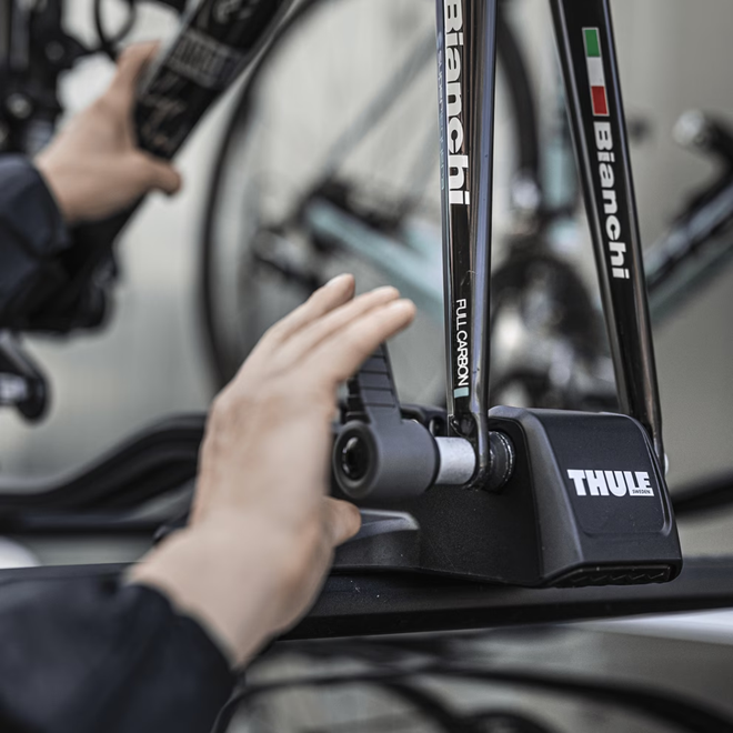 Car Rack - Thule FastRide Quick-Release Fork Mount Roof Rack