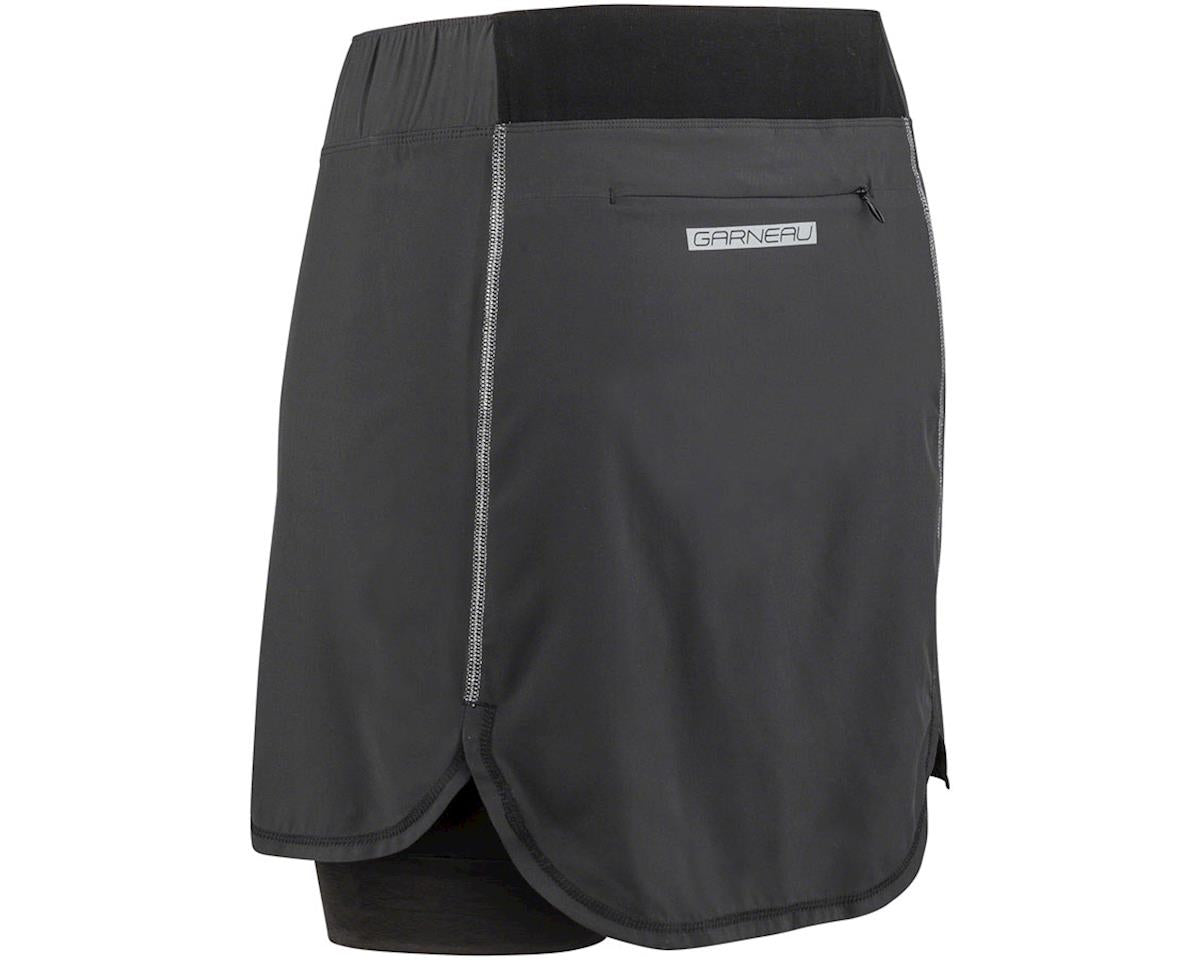 Louis Garneau Women's Urban Skirt with Removeable Chamois Liner Short Black XL