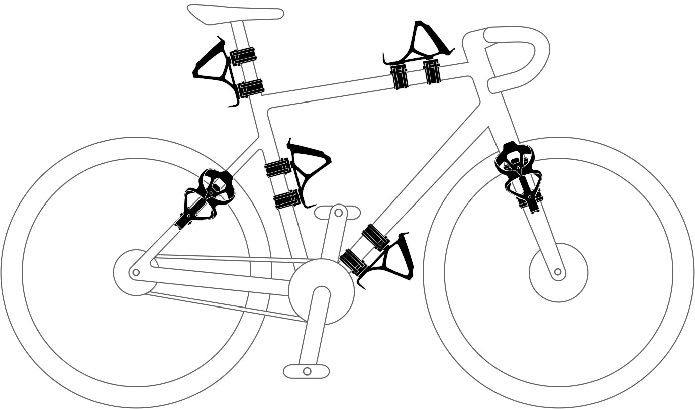 Zefal Gizmo Universal Bottle Cage Mounting System