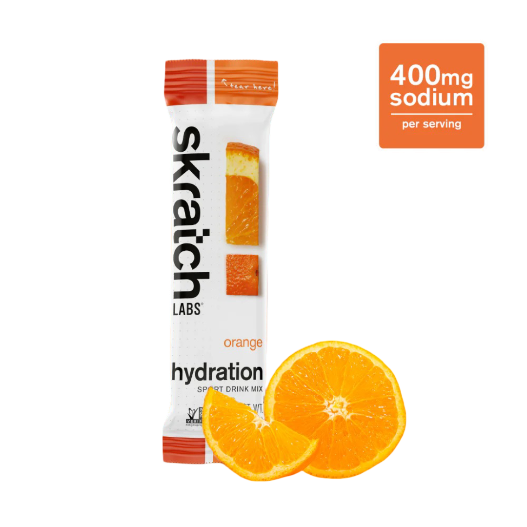 Skratch Labs Hydration Sport Drink Mix Orange Single Serving