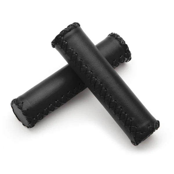 Linus Leather Stitched Grips for Single Speed Bike