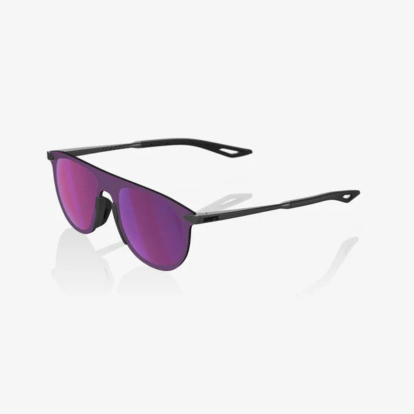 100% Legere Coil Gunmetal Frame with Purple Multilayer Mirror Lens