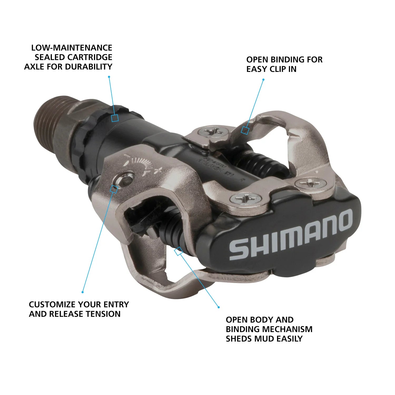 Shimano PD-M520 Pedals