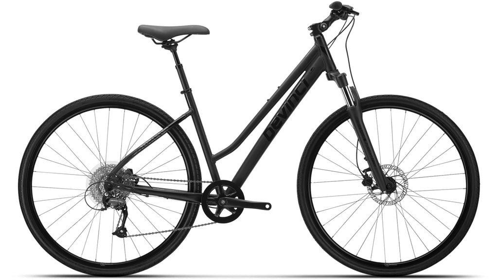 Devinci Milano Disc Step-Thru Suspension Altus 8spd