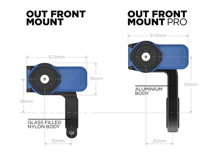 Quad Lock Out Front Mount for Phone