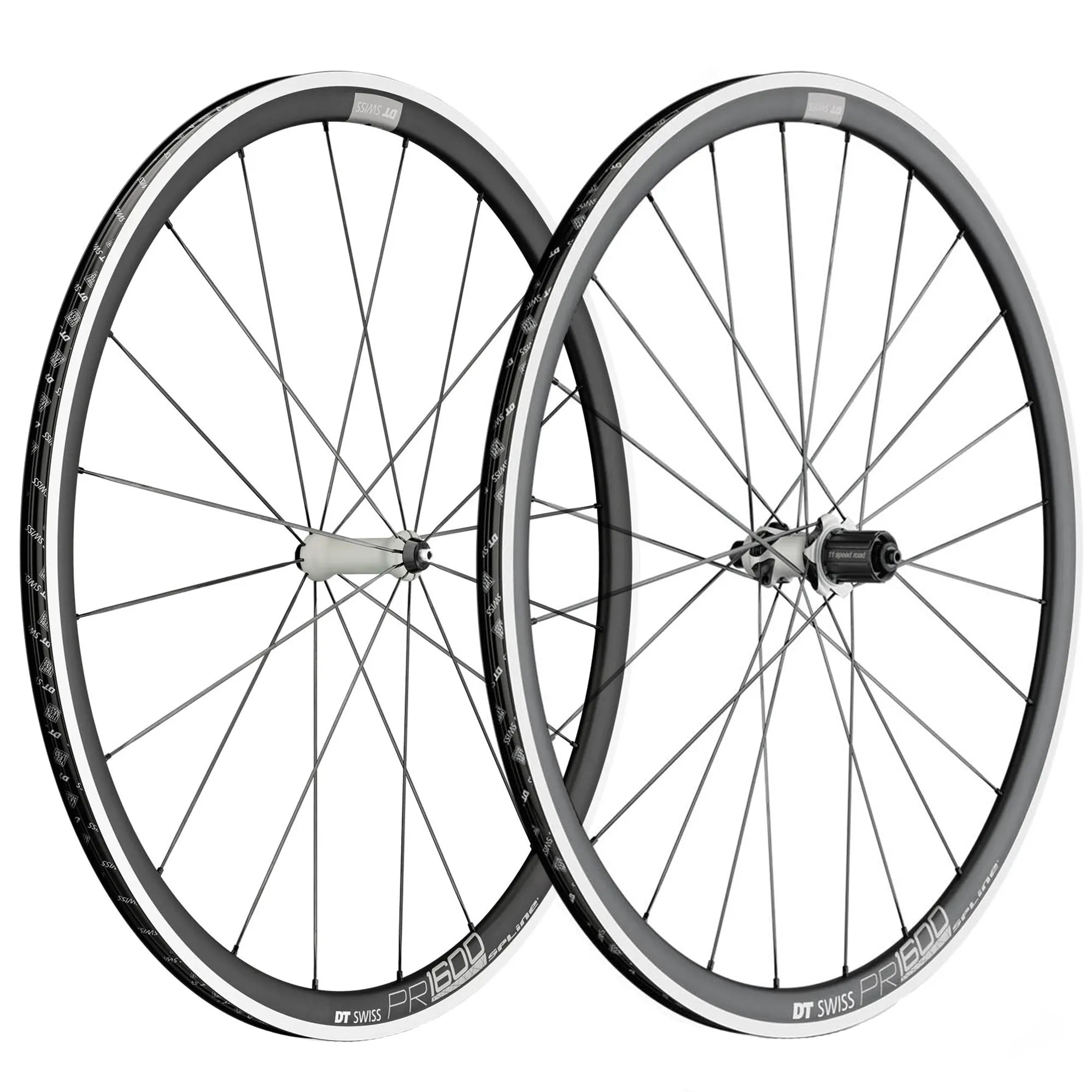 DT Swiss PR 1600 Spline 700c Rim Brake Quick-Release Wheelset