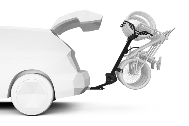 Thule ReVert 4-Bike Vertical Hitch Rack