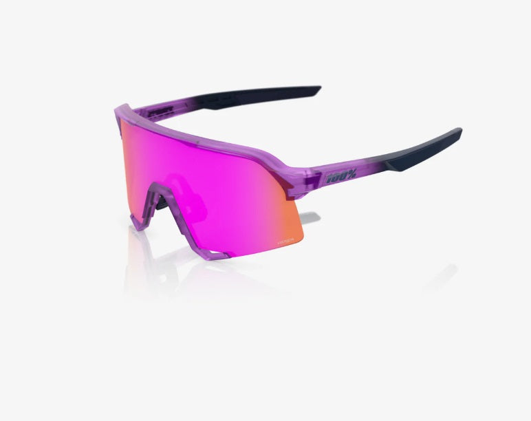 100% S3 Sunglasses Toyoko Frame with HiPER Vital Pink Mirror Lens