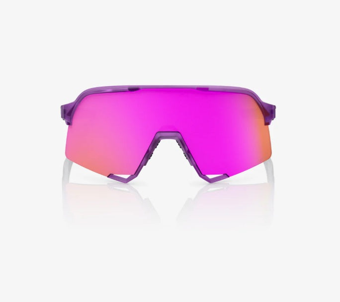 100% S3 Sunglasses Toyoko Frame with HiPER Vital Pink Mirror Lens