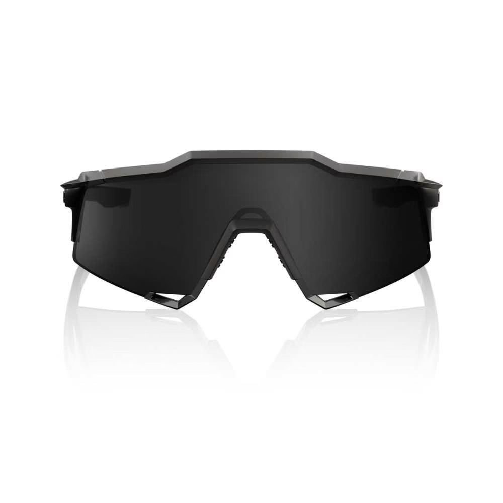 100% SpeedCraft Matte Black/Gloss Black Frame with Black Mirror Lens