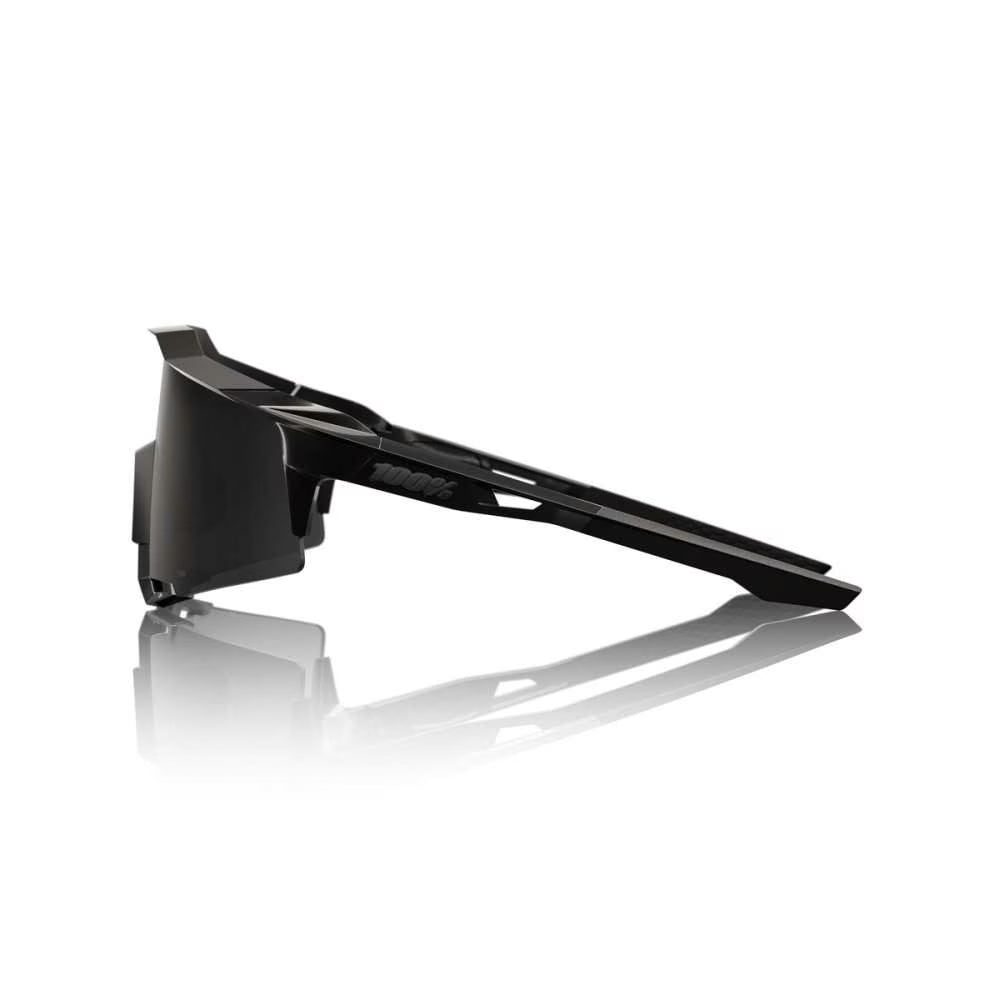 100% SpeedCraft Matte Black/Gloss Black Frame with Black Mirror Lens