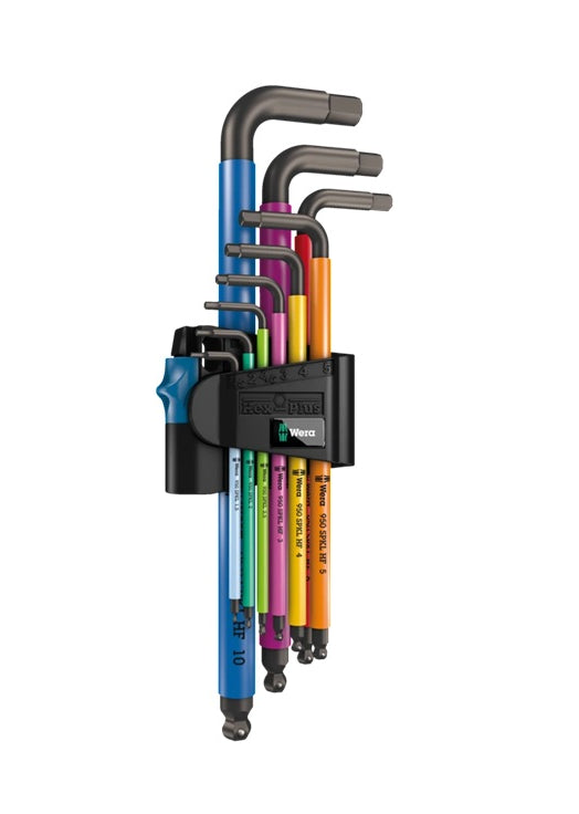 Wera 950/9 Hex-Plus Multicolour HF1 L-Key Metric 9-Piece Set