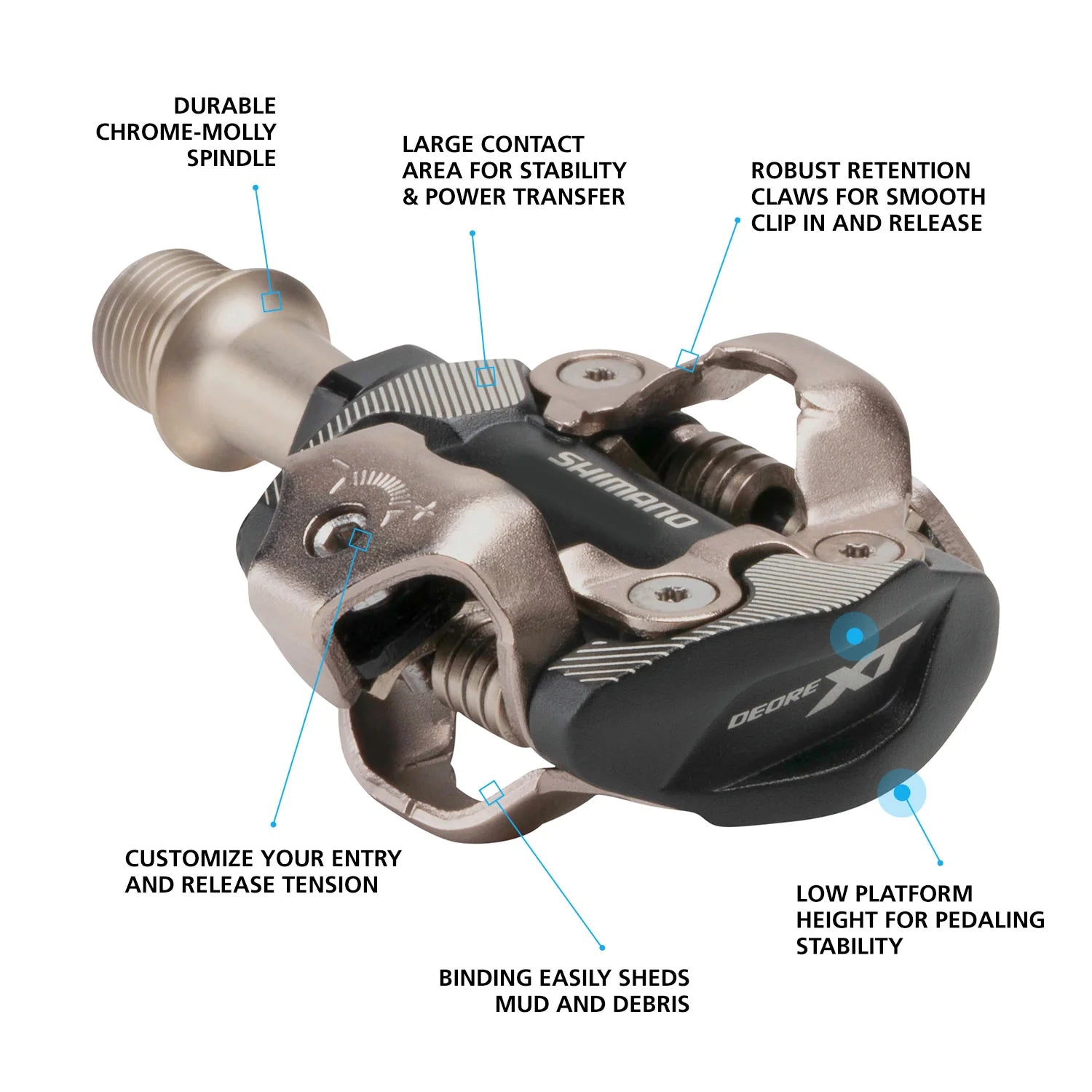 Shimano Deore XT XC PD-M8100 Pedals