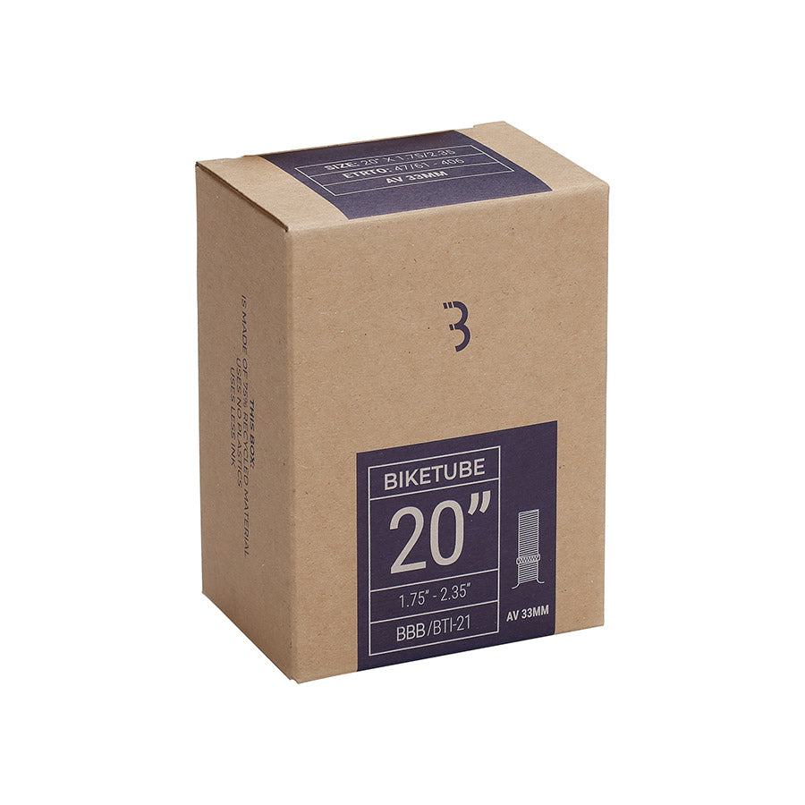 BBB Cycling 20 x 1.75 - 2.35" Schrader Valve Tube