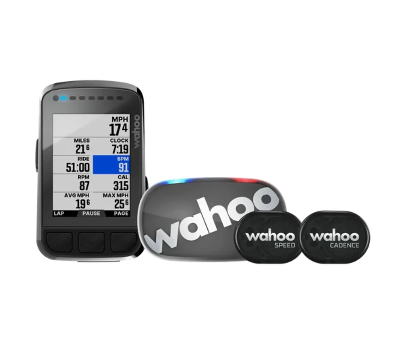 Wahoo ELEMNT BOLT V2 GPS Bike Computer Bundle