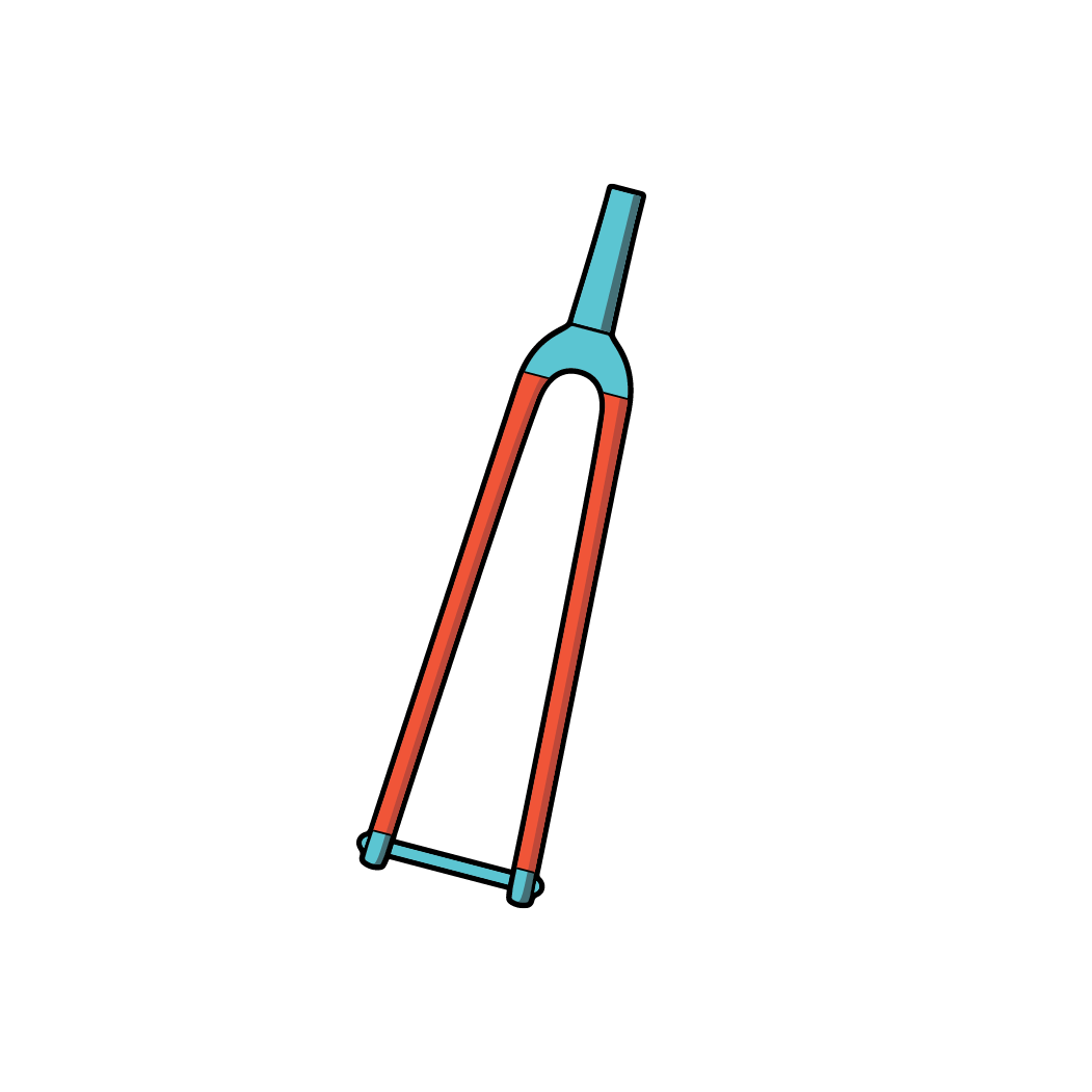 RideWrap Covered Kit for Gravel Fork