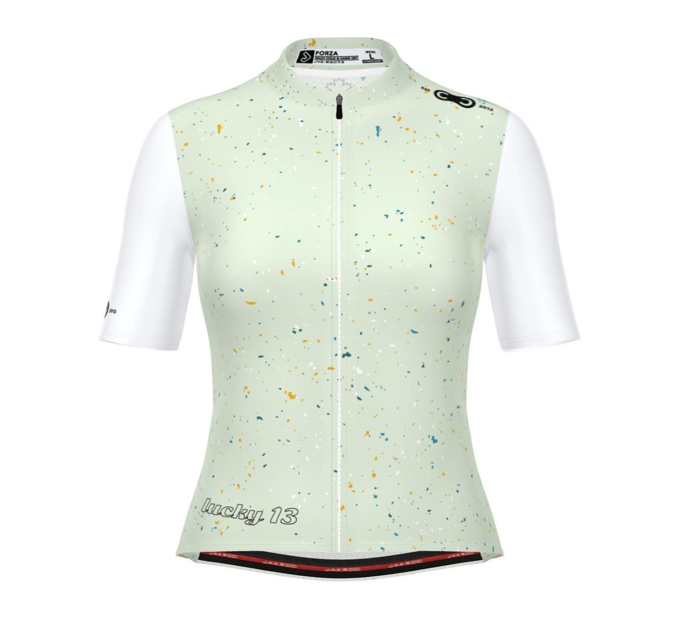 Jakroo X County Cycle FORZA 2.0 Lucky 13 Custom Women's Road Jersey
