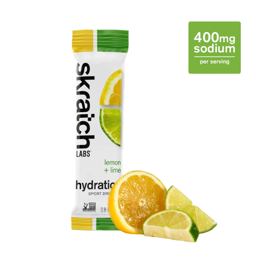 Skratch Labs Hydration Sport Drink Mix Lemon and Lime Single Serving