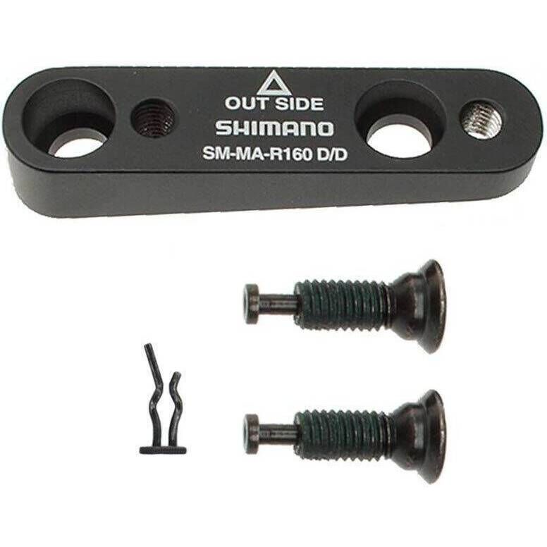 Shimano SM-MA-R160 D/D Flat Mount to Flat Mount Disc Brake Caliper Adapter