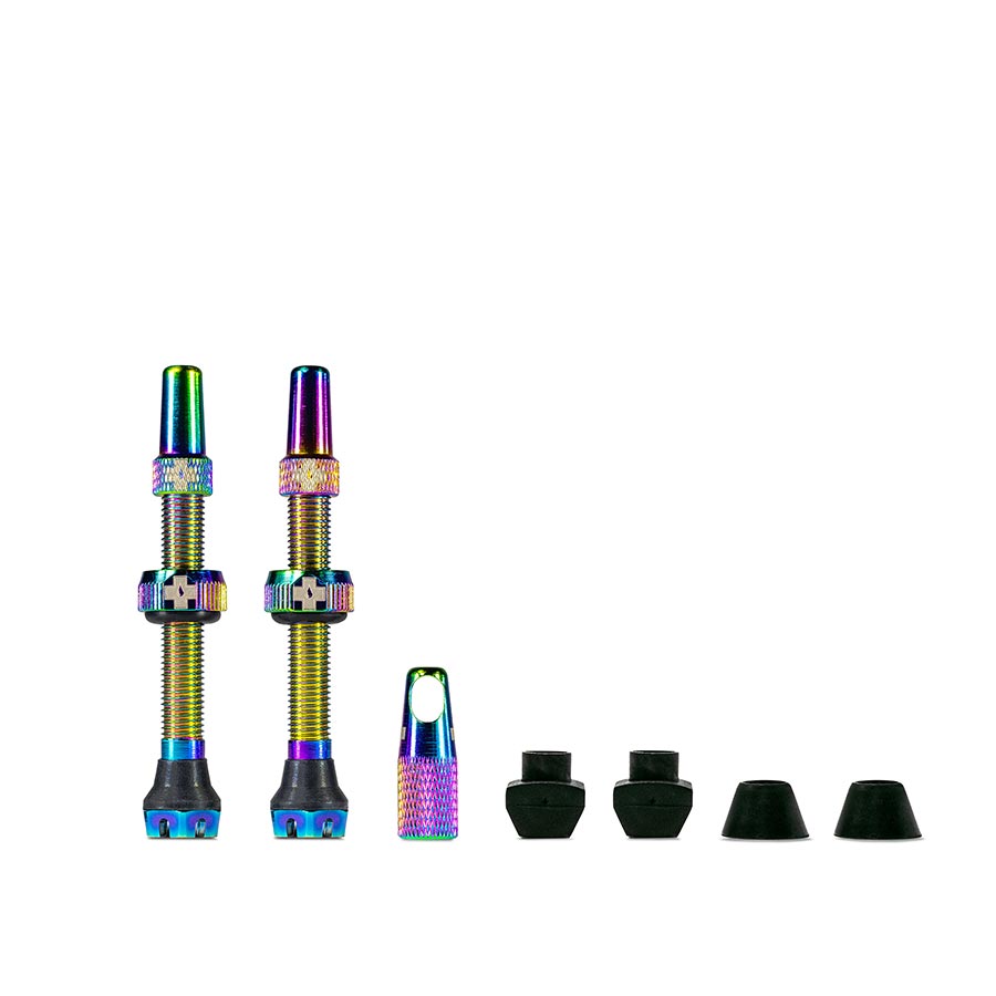 Muc-Off V2 Tubeless Valves Pair Iridescent