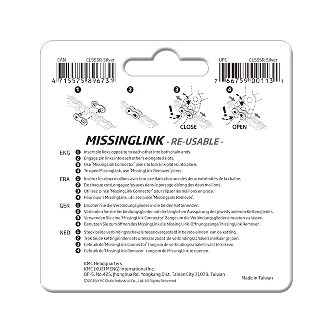 KMC MissingLink CL555R for 11-Speed Chains Pack of 2
