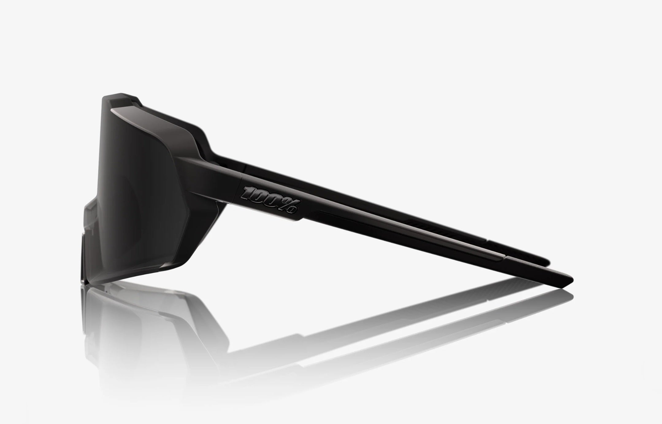 100% Korbin Matte Black Gloss Black Frame with Black Mirror Lens