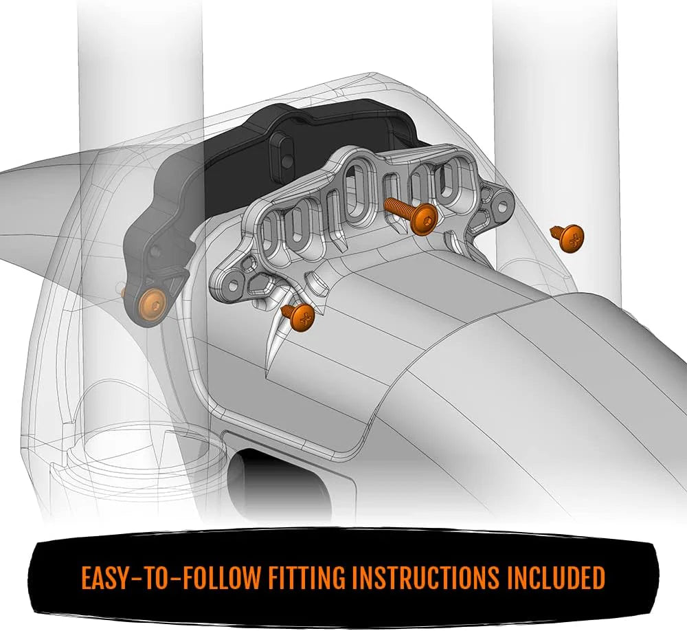 Mudhugger EVO Bolt-On Adapter Kit for Rockshox 2023 Lyrik, Psylo, Pike