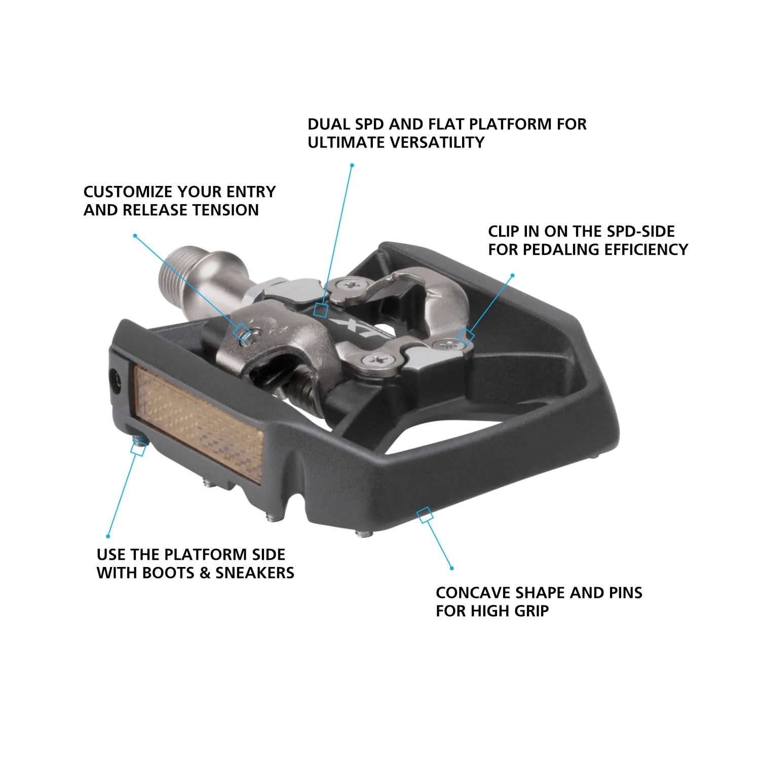 Shimano Deore XT PD-T8000 Single-Sided SPD Pedal