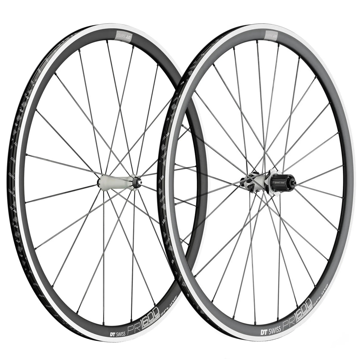 DT Swiss PR 1600 Spline 700c Rim Brake Quick-Release Wheelset