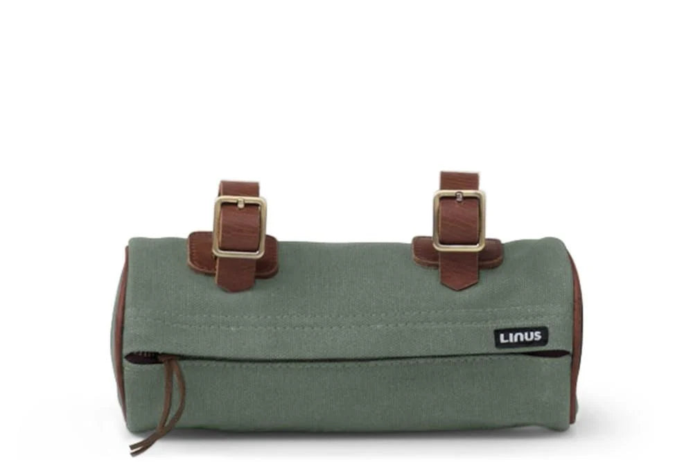 Linus The Pipette Canvas and Leather Handlebar Bag
