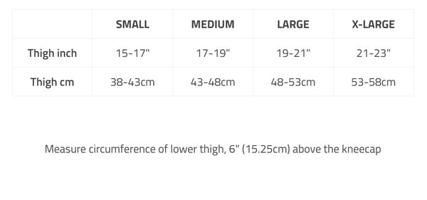 View 7iDP Project Knee Pads Size Chart