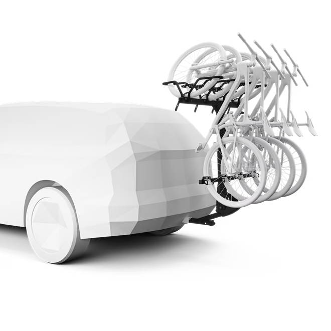 Thule ReVert 4-Bike Vertical Hitch Rack