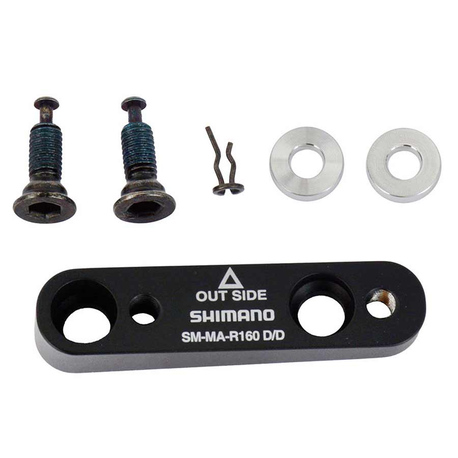 Shimano SM-MA-R160D/D Flat Mount to Flat Mount Rear Disc Brake Caliper Adapter