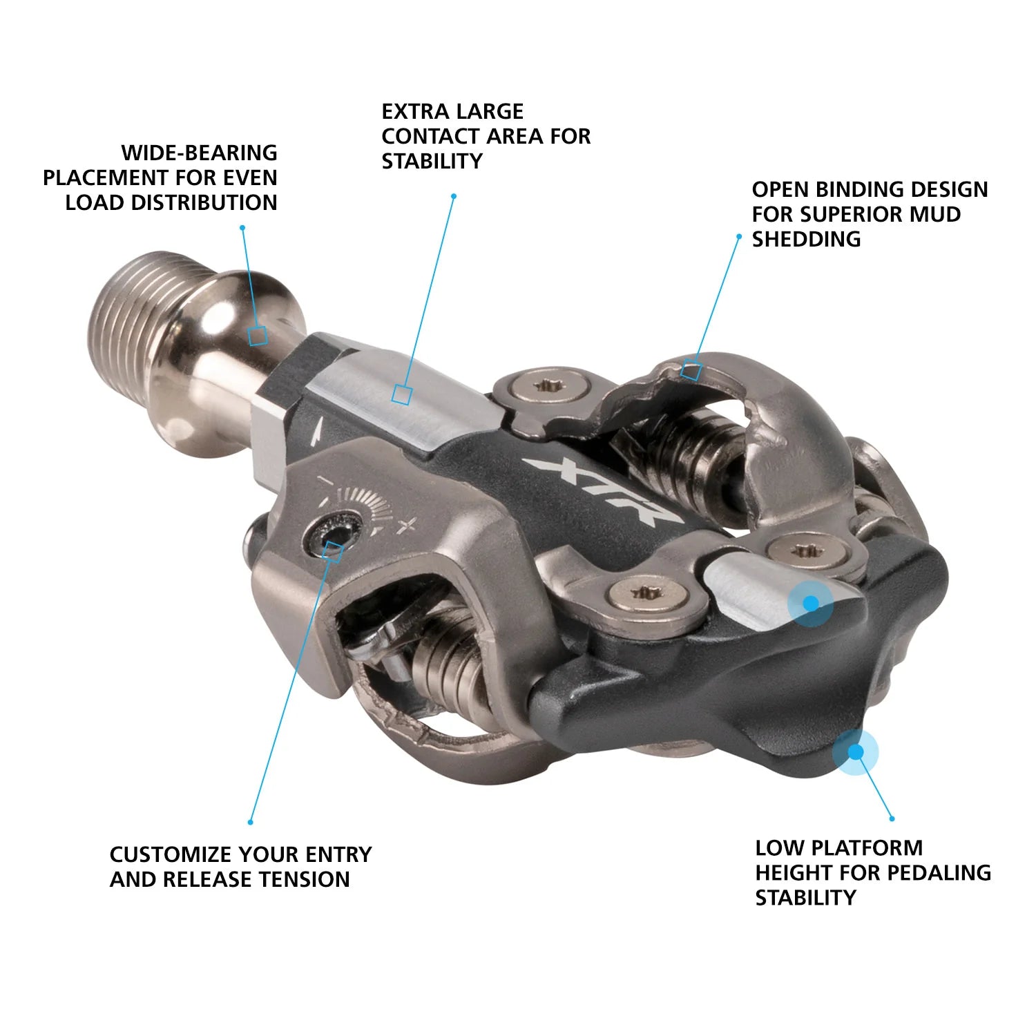 Shimano XTR XC PD-M9100 Race SPD Pedals