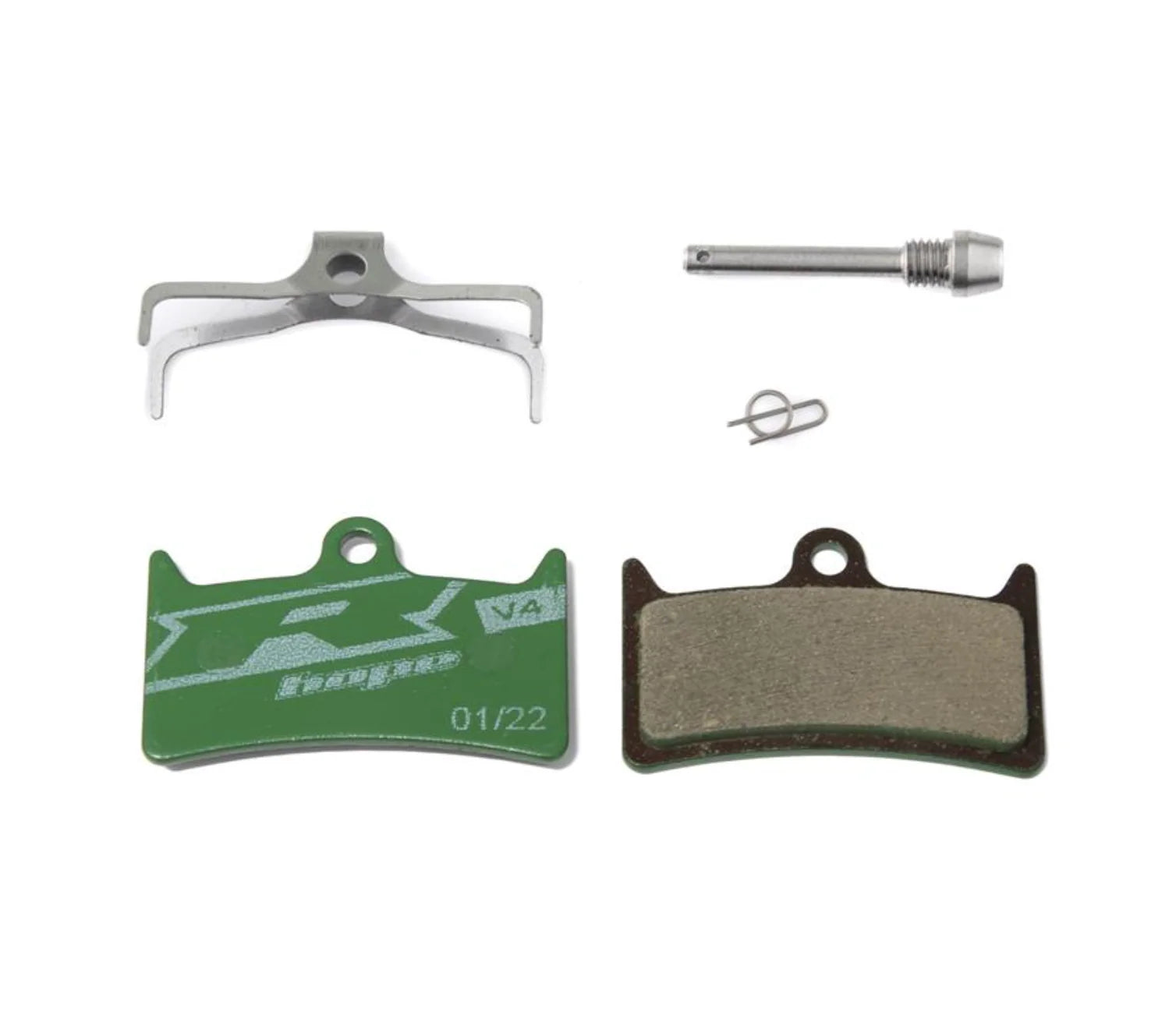 Hope V4 Brake Pads Racing Compound (Green)